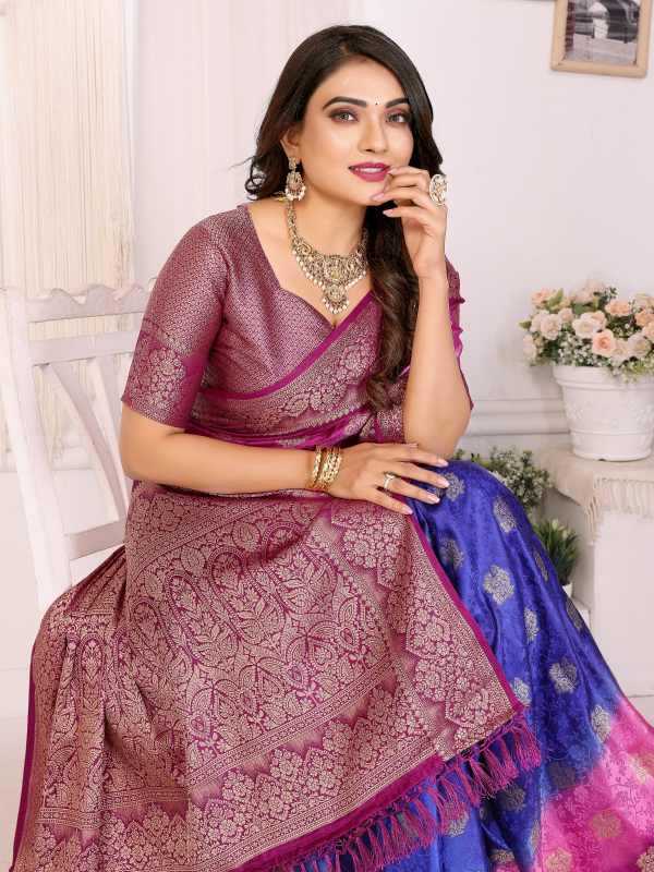 Satin Butta Saree