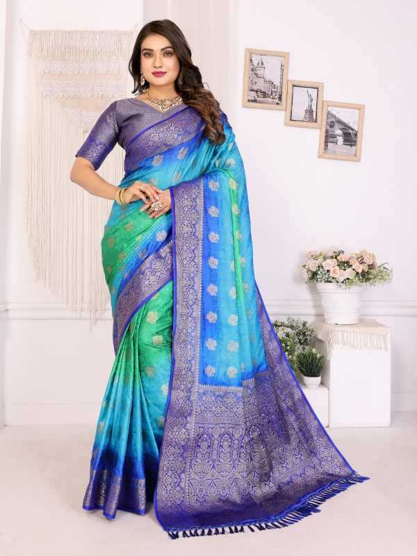 Satin Butta Saree