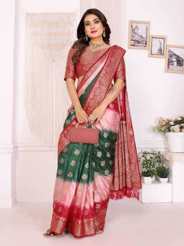 Satin Butta Saree