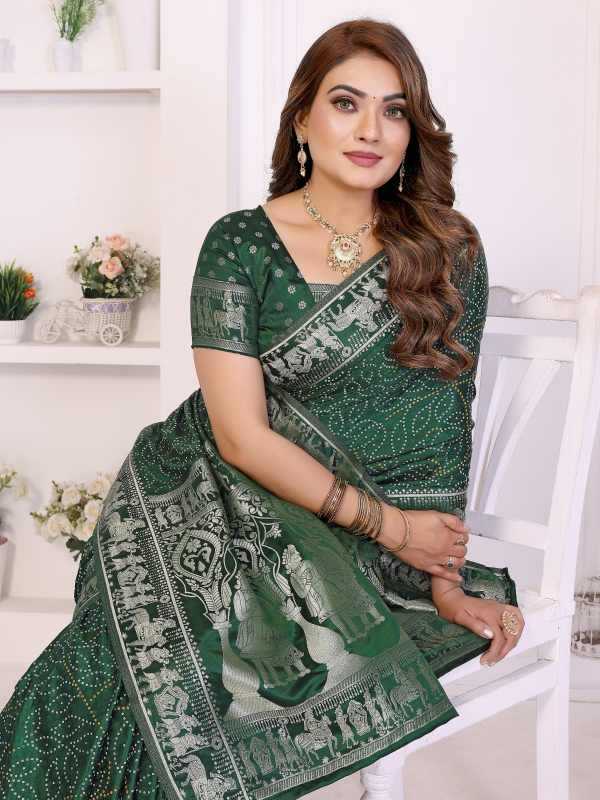 Satin Silk Printed Saree