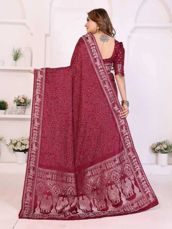 Satin Silk Printed Saree