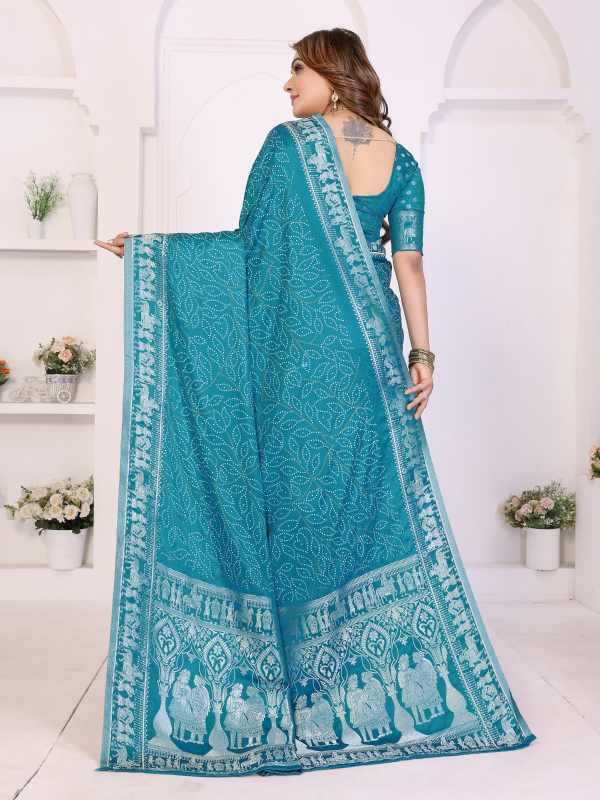 Satin Silk Printed Saree