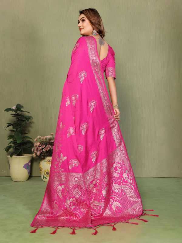 Satin Silk Butta Saree