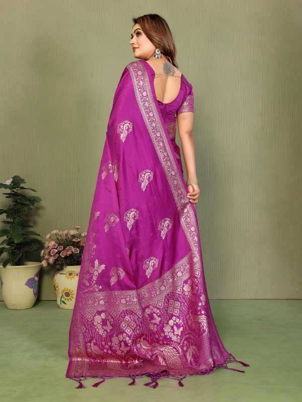 Satin Silk Butta Saree