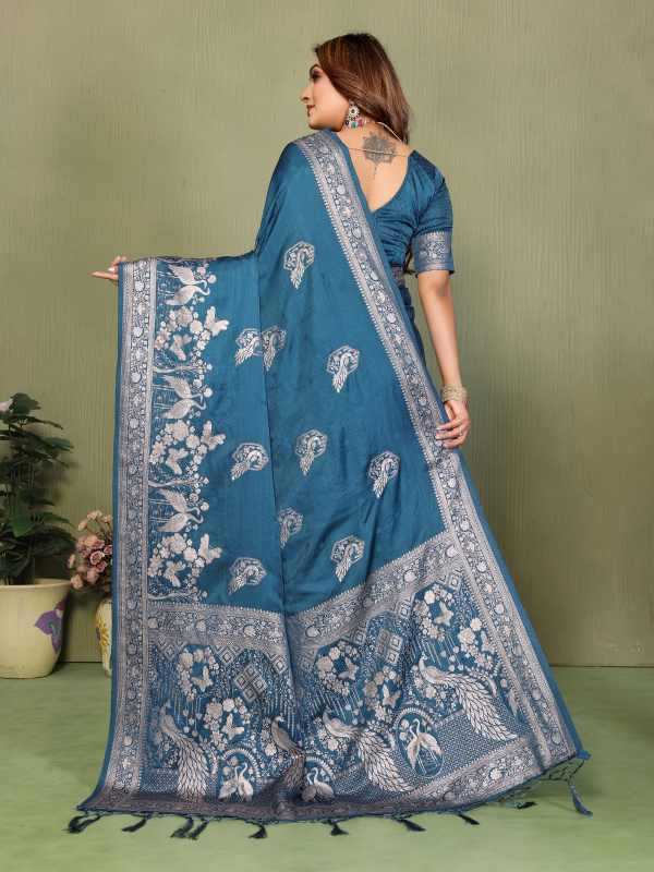 Satin Silk Butta Saree