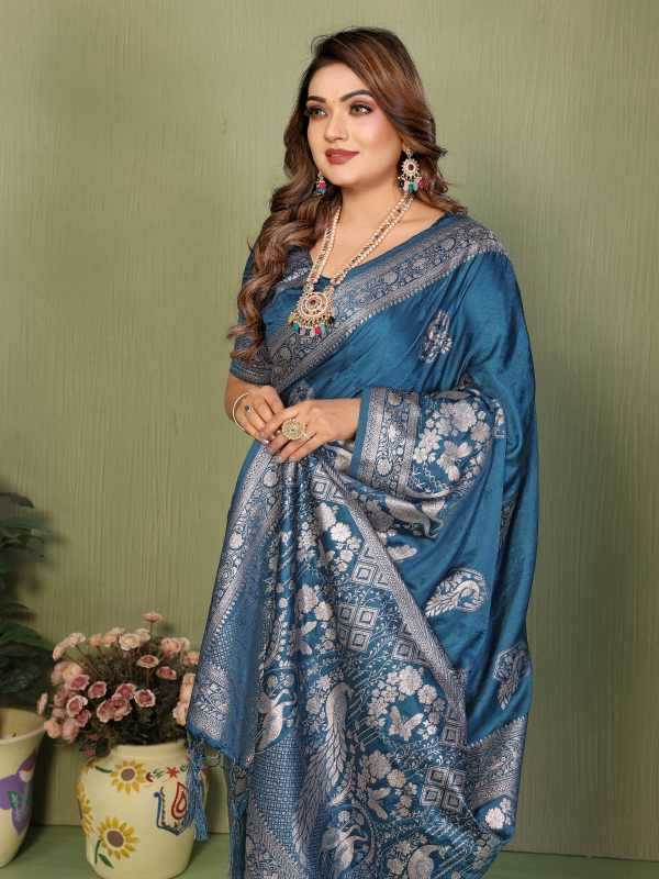 Satin Silk Butta Saree