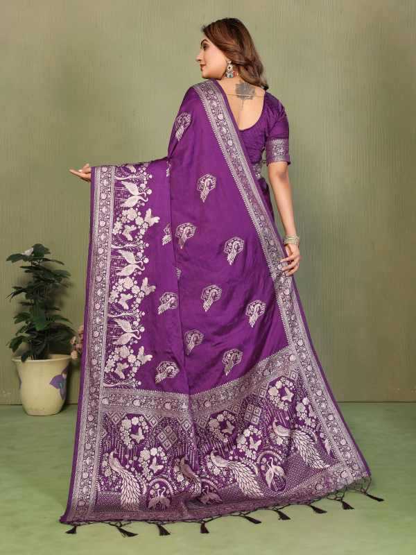 Satin Silk Butta Saree