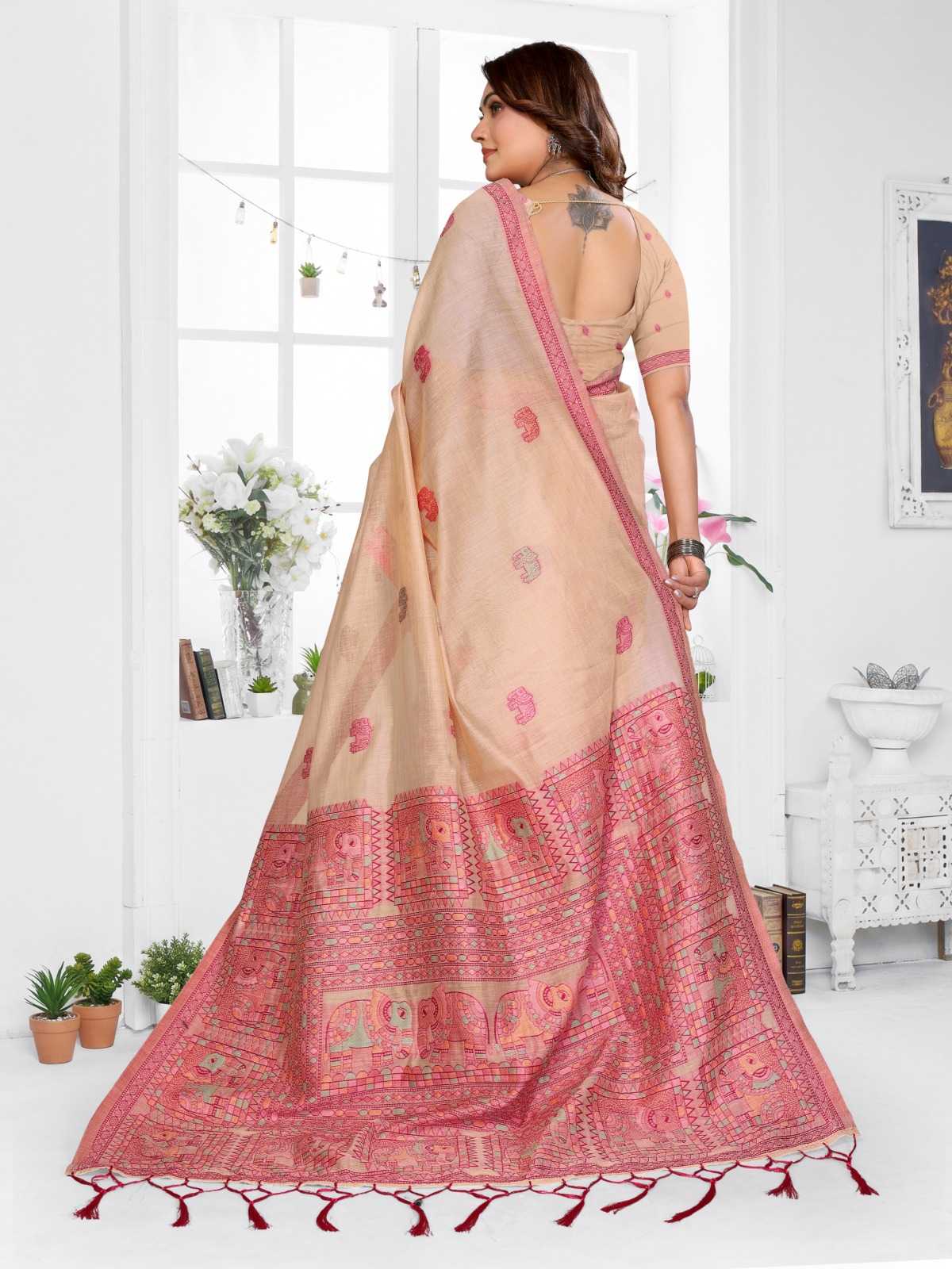 Suman Cotton Jacquard Saree