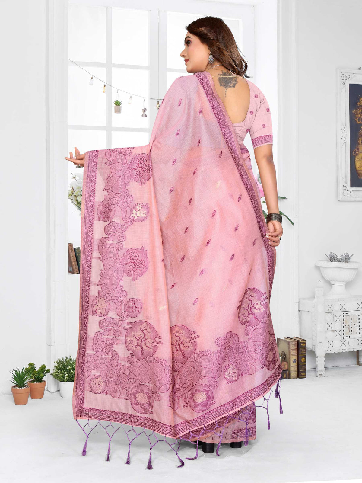 Tanvi Cotton Jacquard Saree