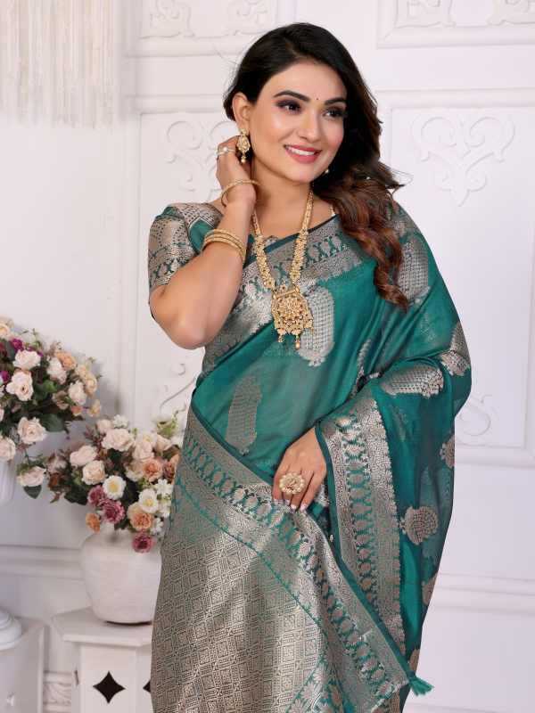 Organza Silk Butta Saree
