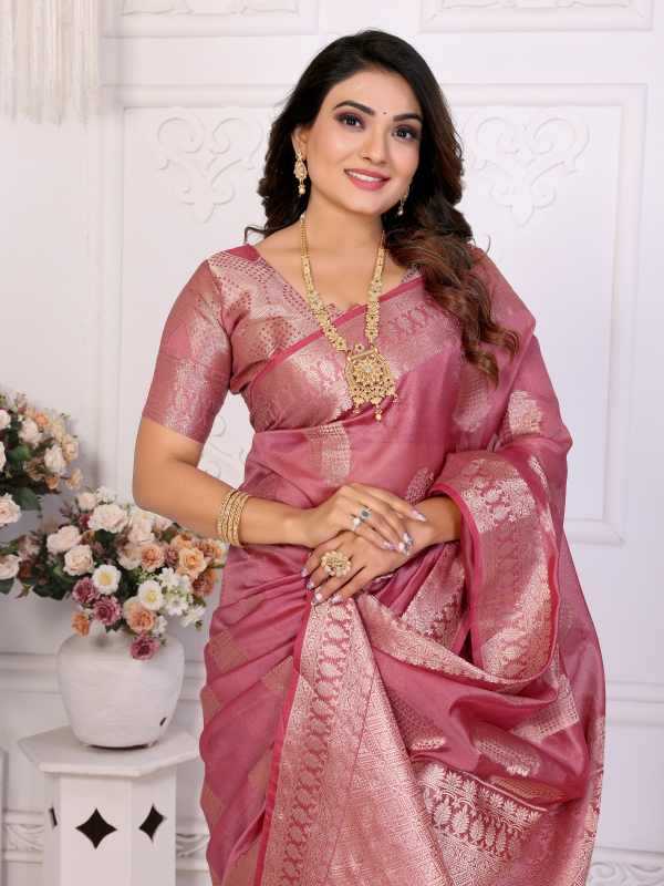 Organza Silk Butta Saree
