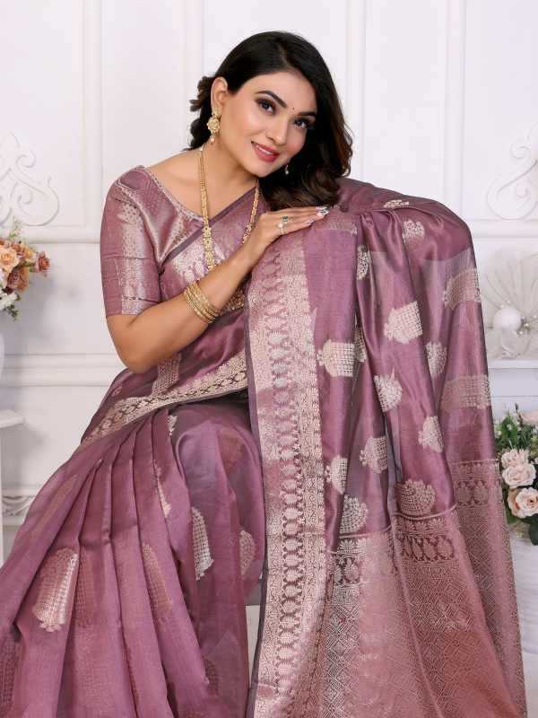 Organza Silk Butta Saree