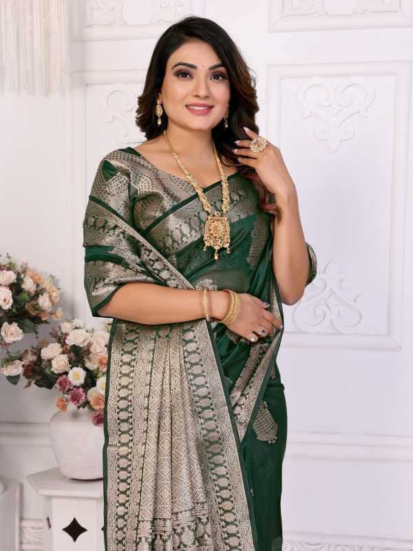 Organza Silk Butta Saree