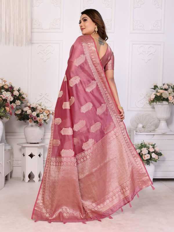 Organza Silk Butta Saree