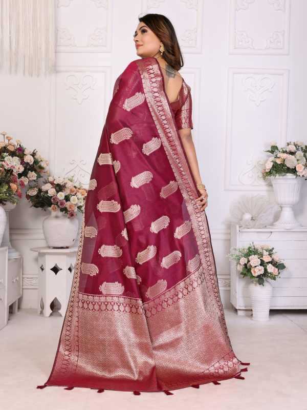 Organza Silk Butta Saree