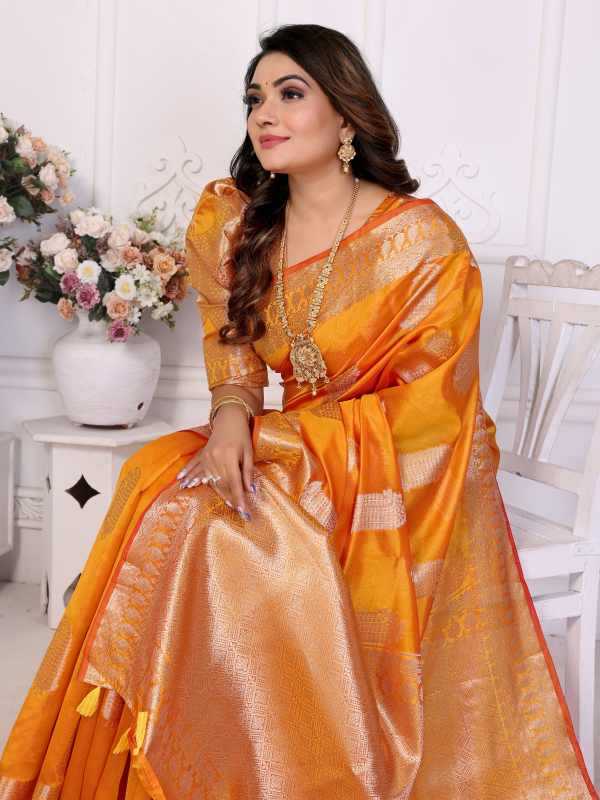 Organza Silk Butta Saree