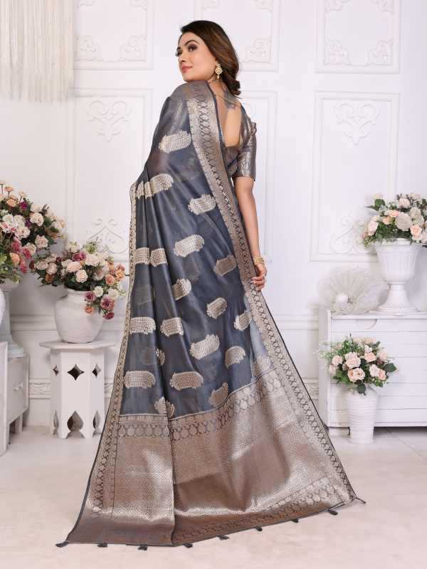 Organza Silk Butta Saree