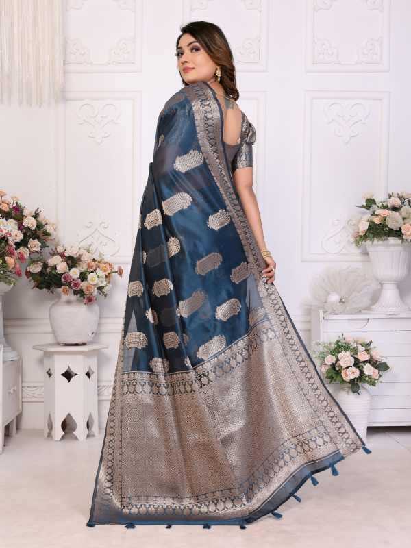 Organza Silk Butta Saree
