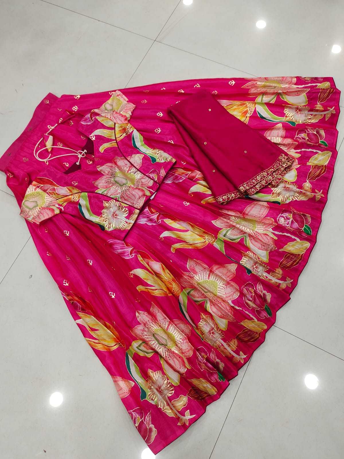 Pure Silk Designer Lehenga