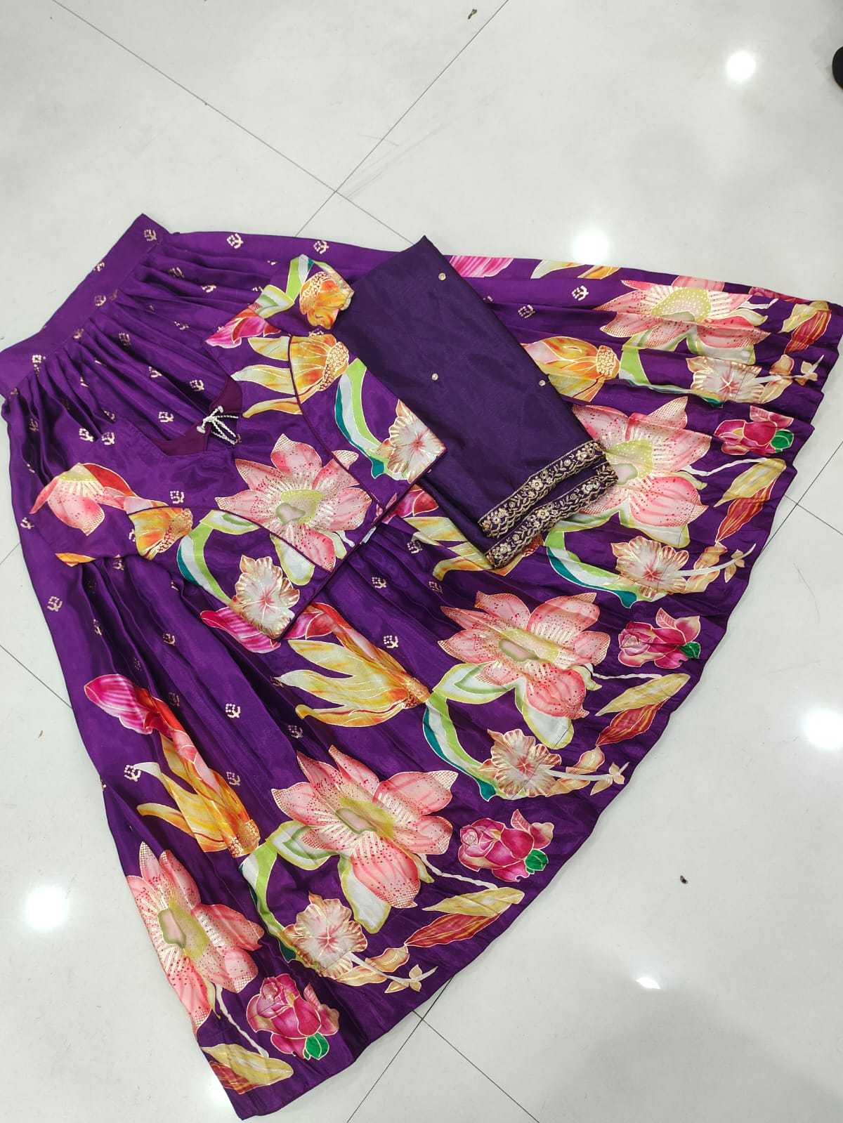 Pure Silk Designer Lehenga