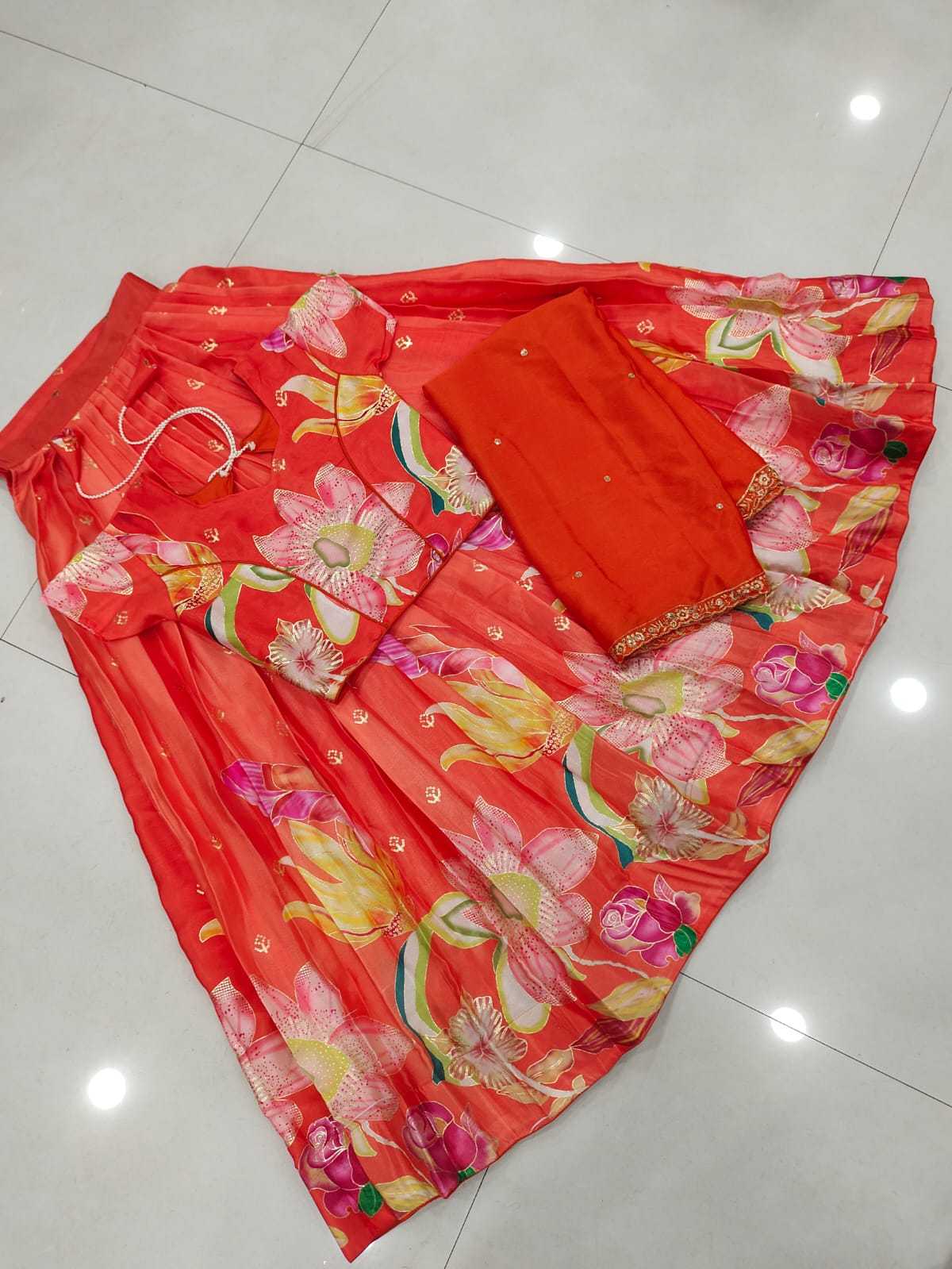 Pure Silk Designer Lehenga