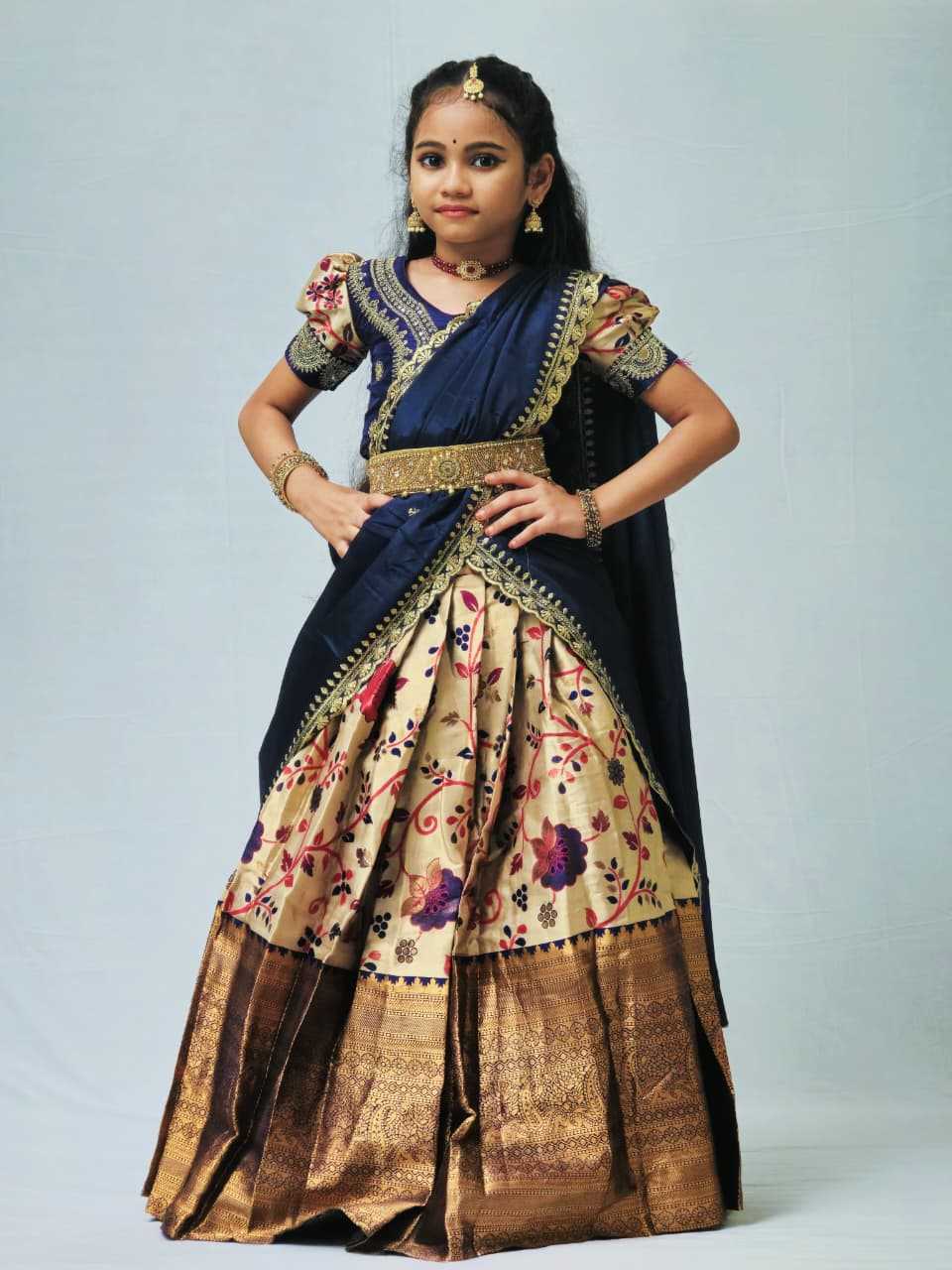 Age Pure Silk Kids Lehenga