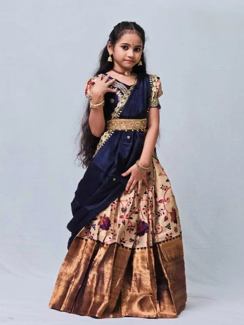 Age Pure Silk Kids Lehenga