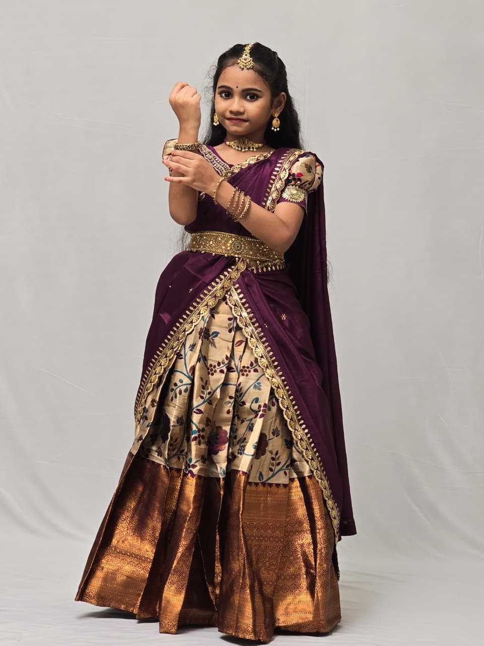 Age Pure Silk Kids Lehenga