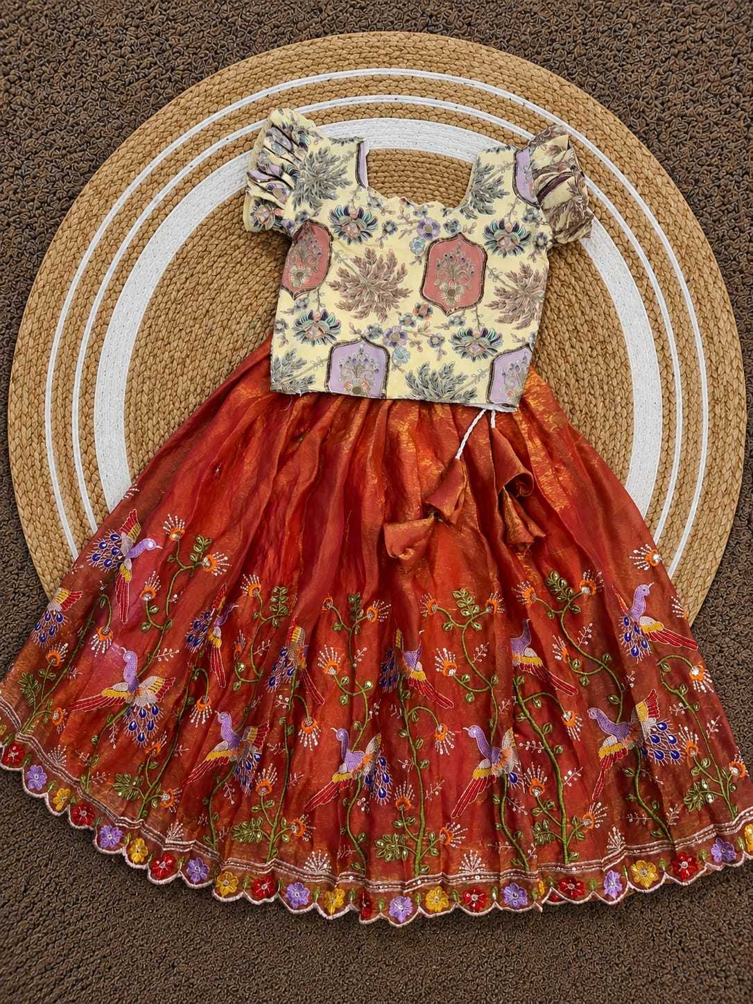 AIR Space Silk Kids Lehenga