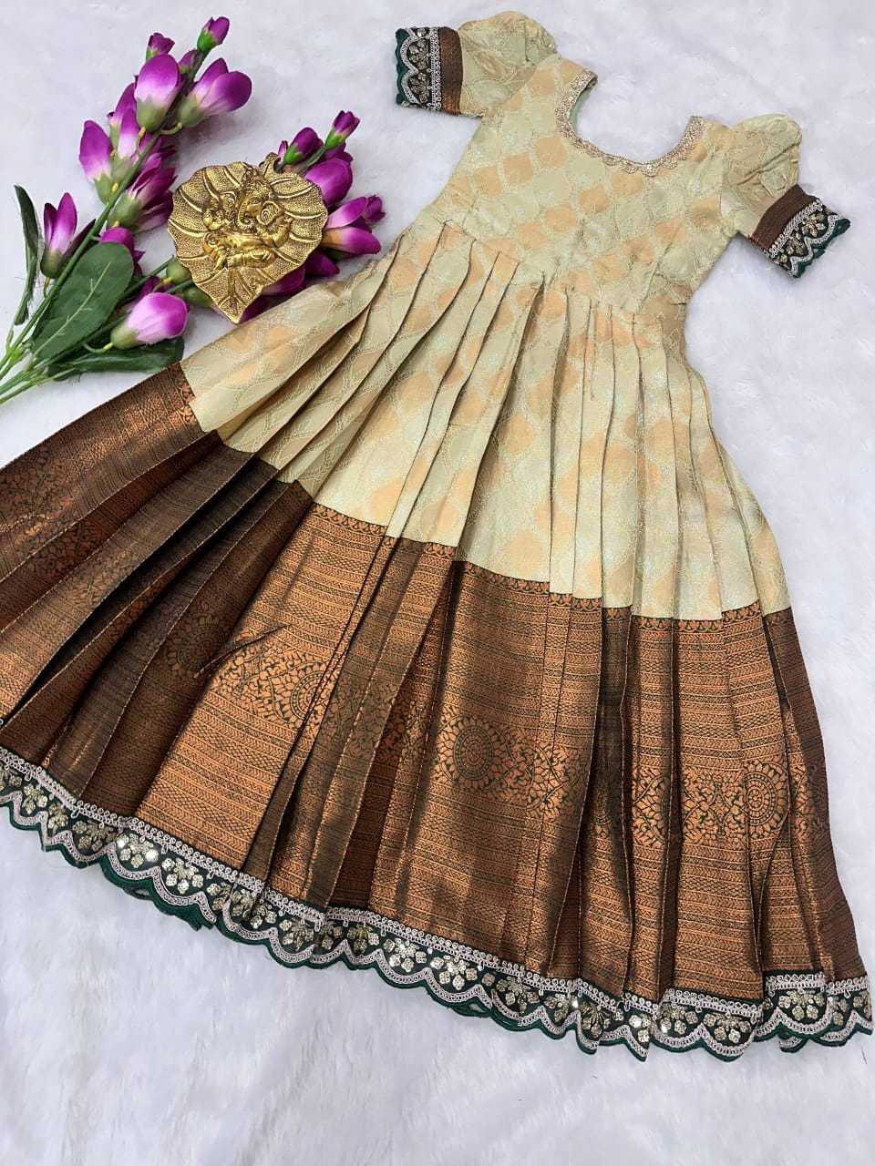 And Pure Silk Kids Gown