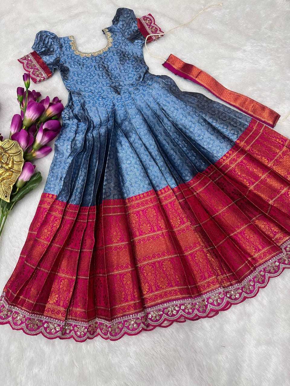 And Pure Silk Kids Gown