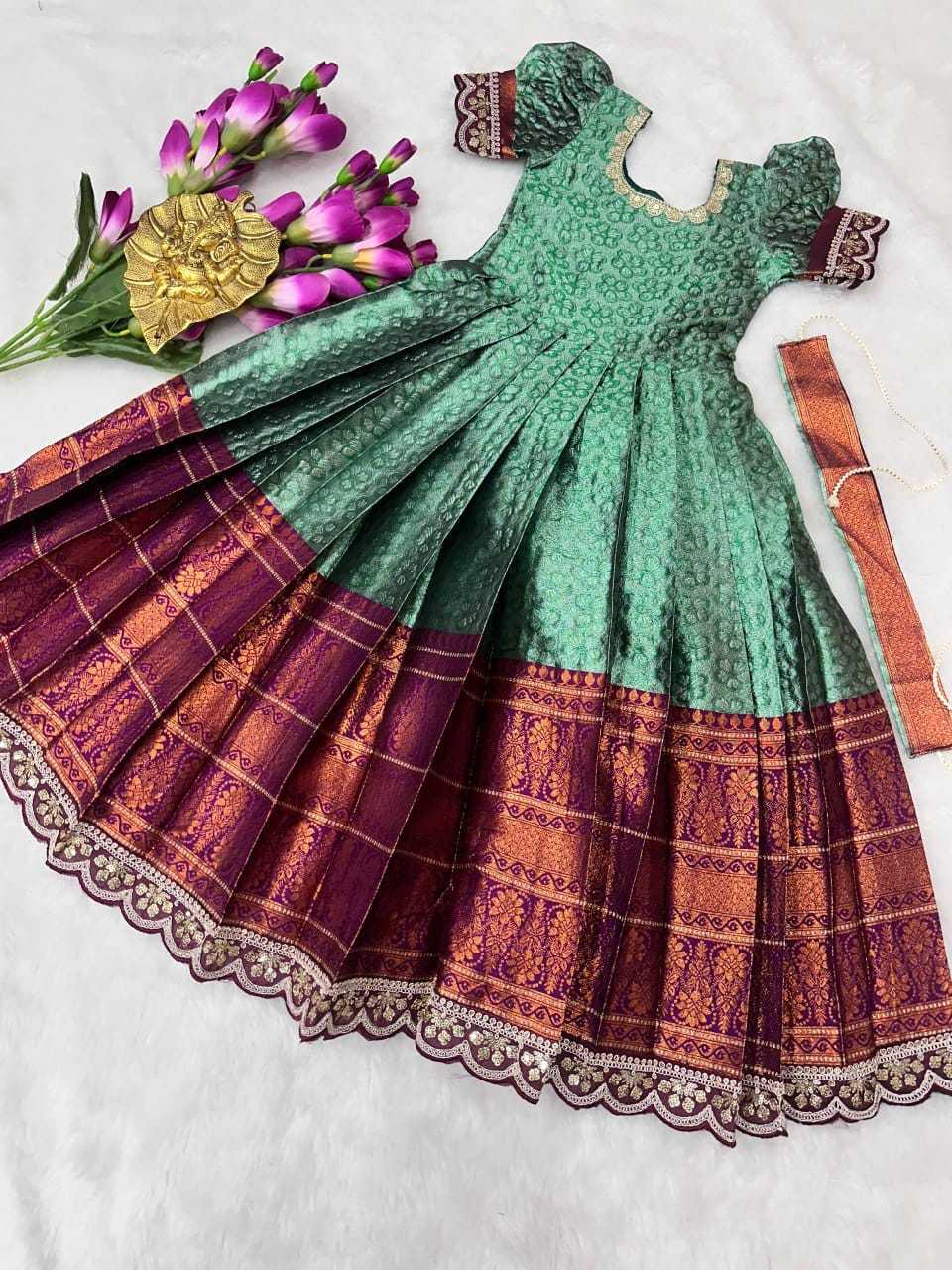 And Pure Silk Kids Gown
