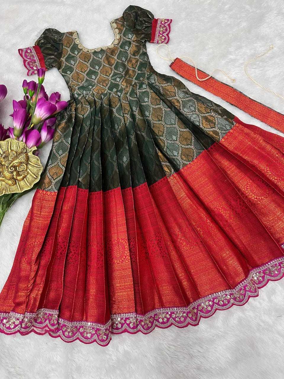 And Pure Silk Kids Gown