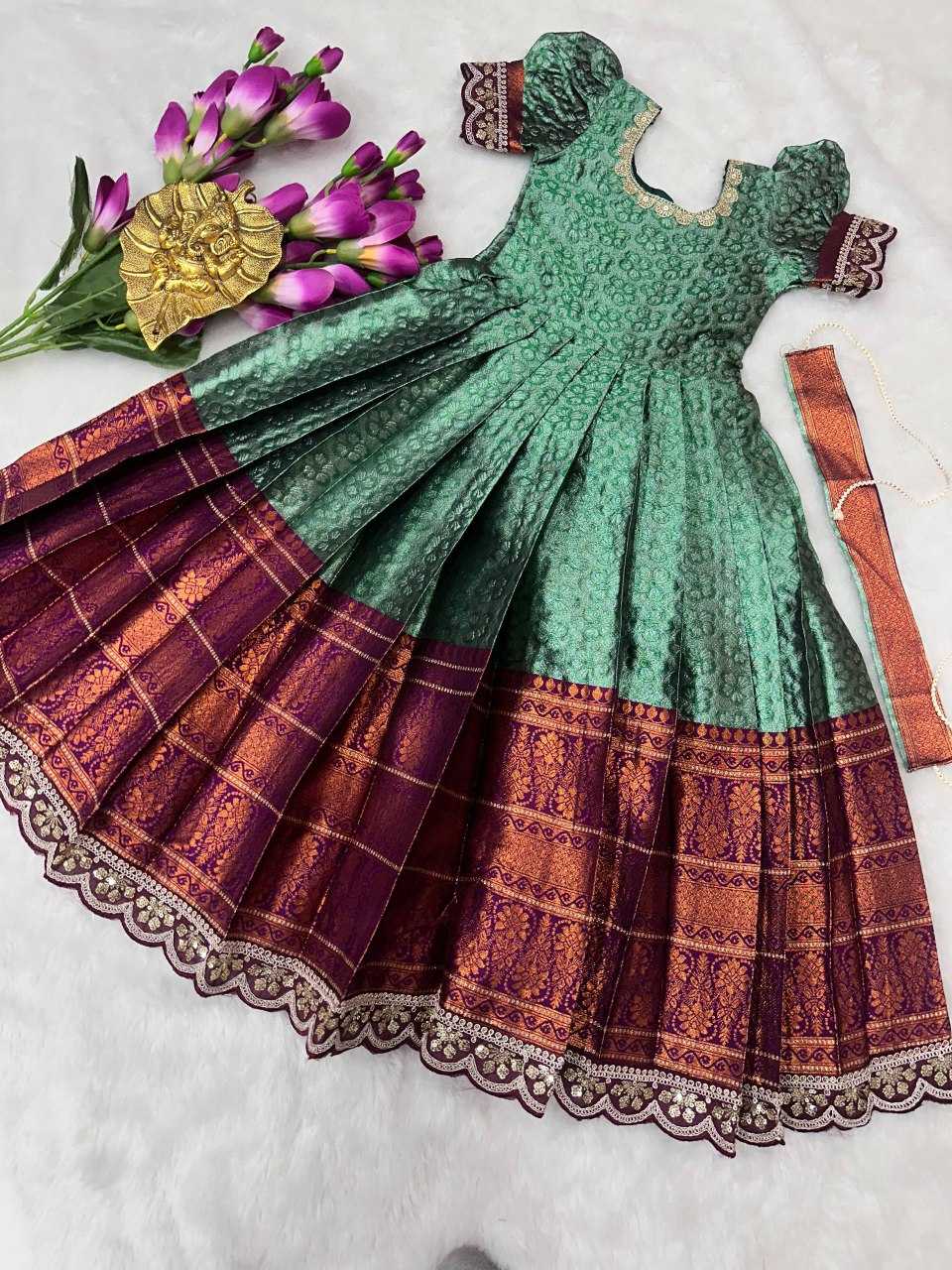 And Pure Silk Kids Gown