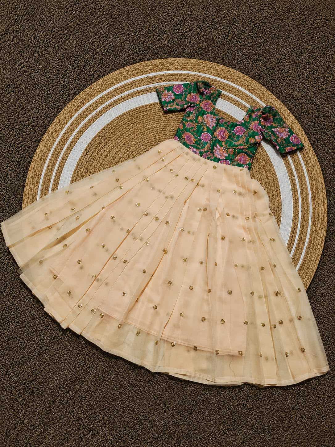 Pure Silk Mother Daughter Matching Gown