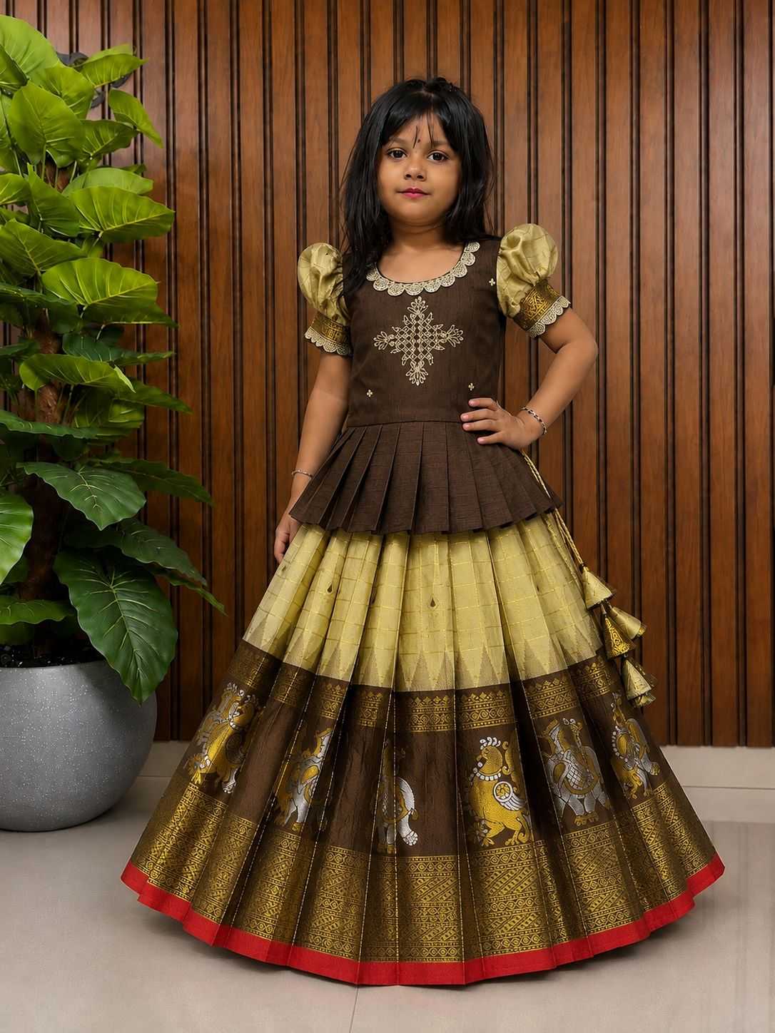 Boo Pure Silk Kids Ethnic Wear