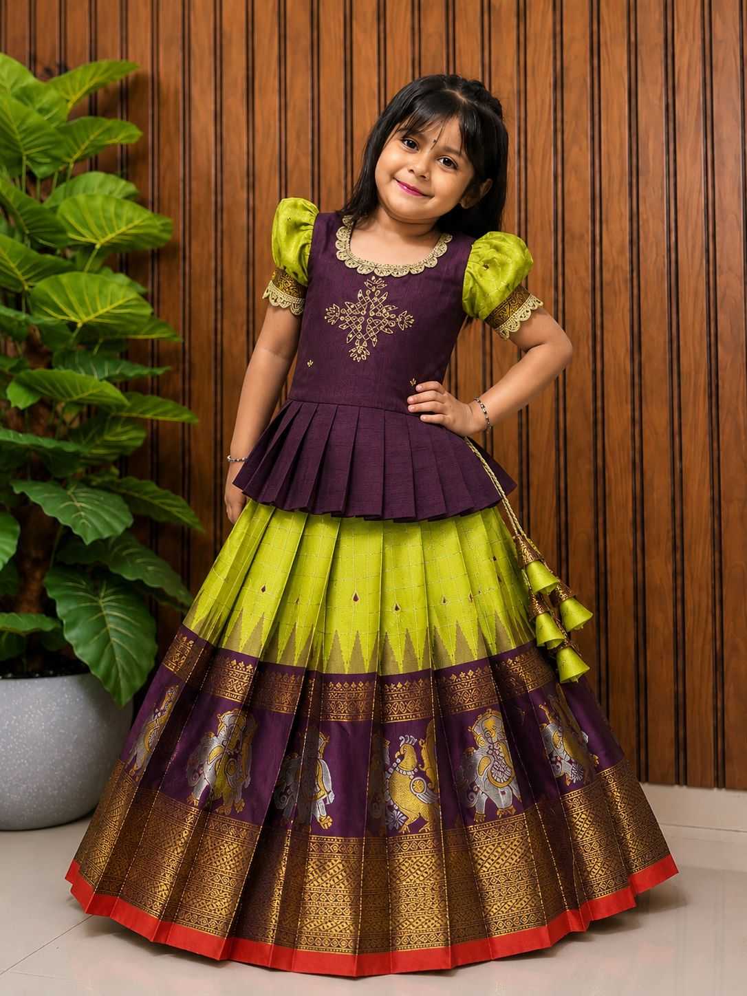 Boo Pure Silk Kids Ethnic Wear