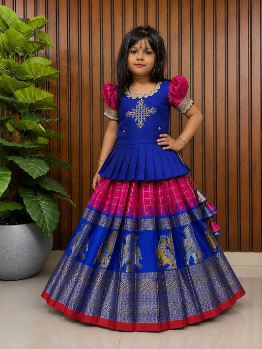 Boo Pure Silk Kids Ethnic Wear