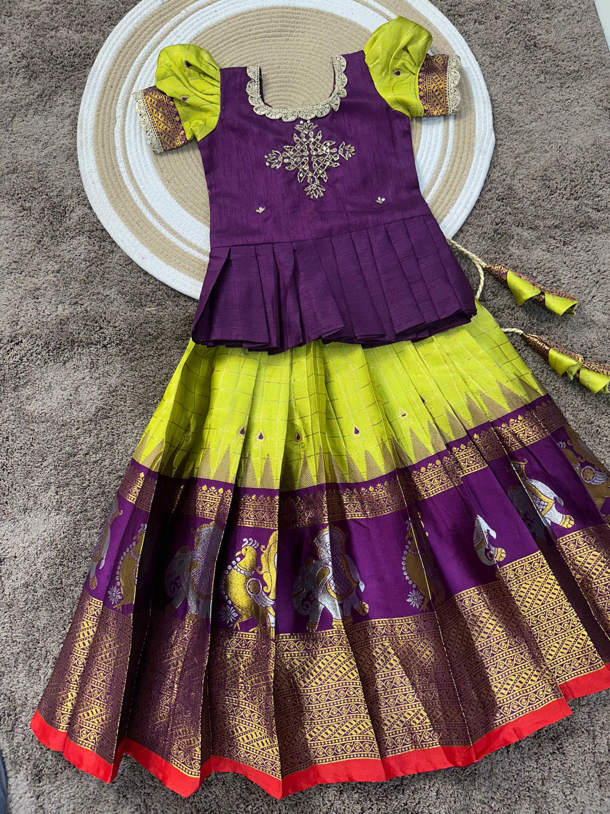 Boo Pure Silk Kids Ethnic Wear