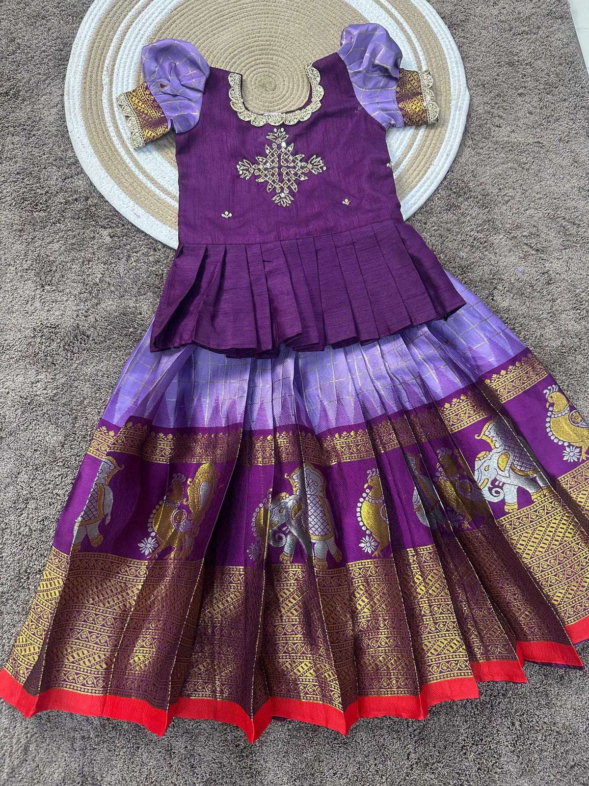 Boo Pure Silk Kids Ethnic Wear