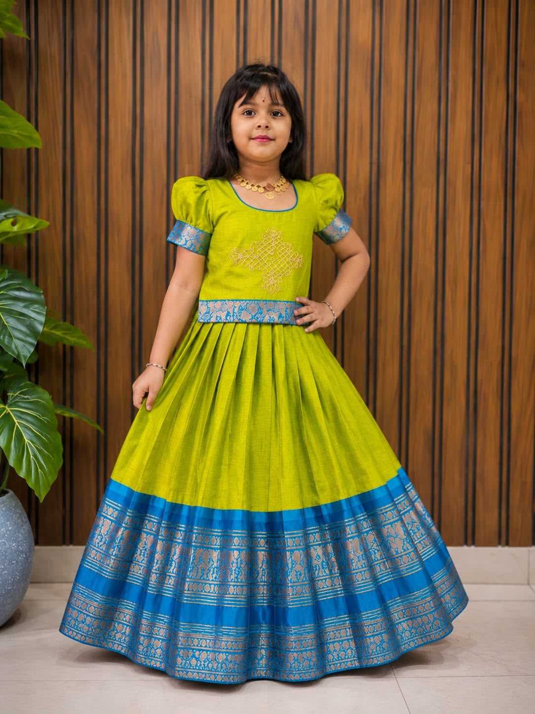 CIN Pure Cotton Kids Lehenga
