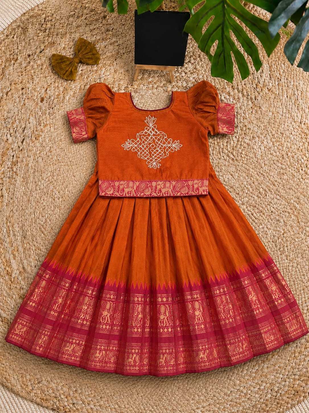 CIN Pure Cotton Kids Lehenga