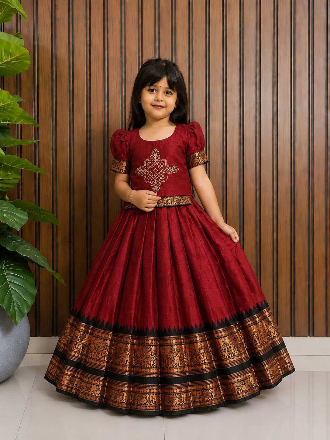 CIN Pure Cotton Kids Lehenga