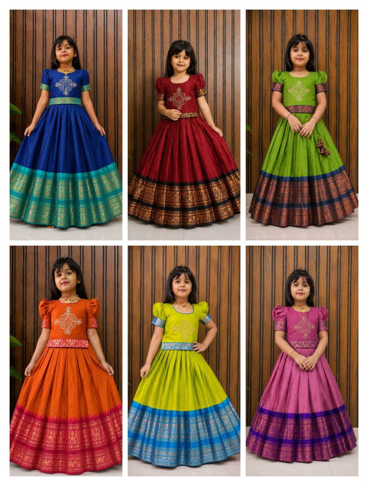 CIN Pure Cotton Kids Lehenga