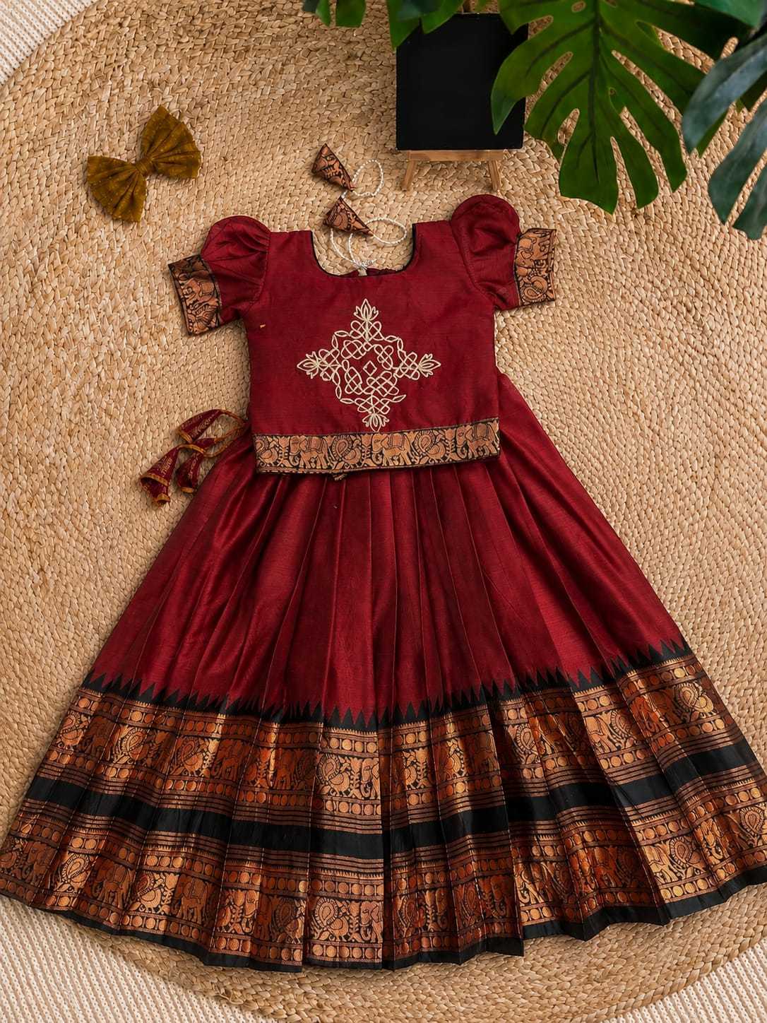 CIN Pure Cotton Kids Lehenga
