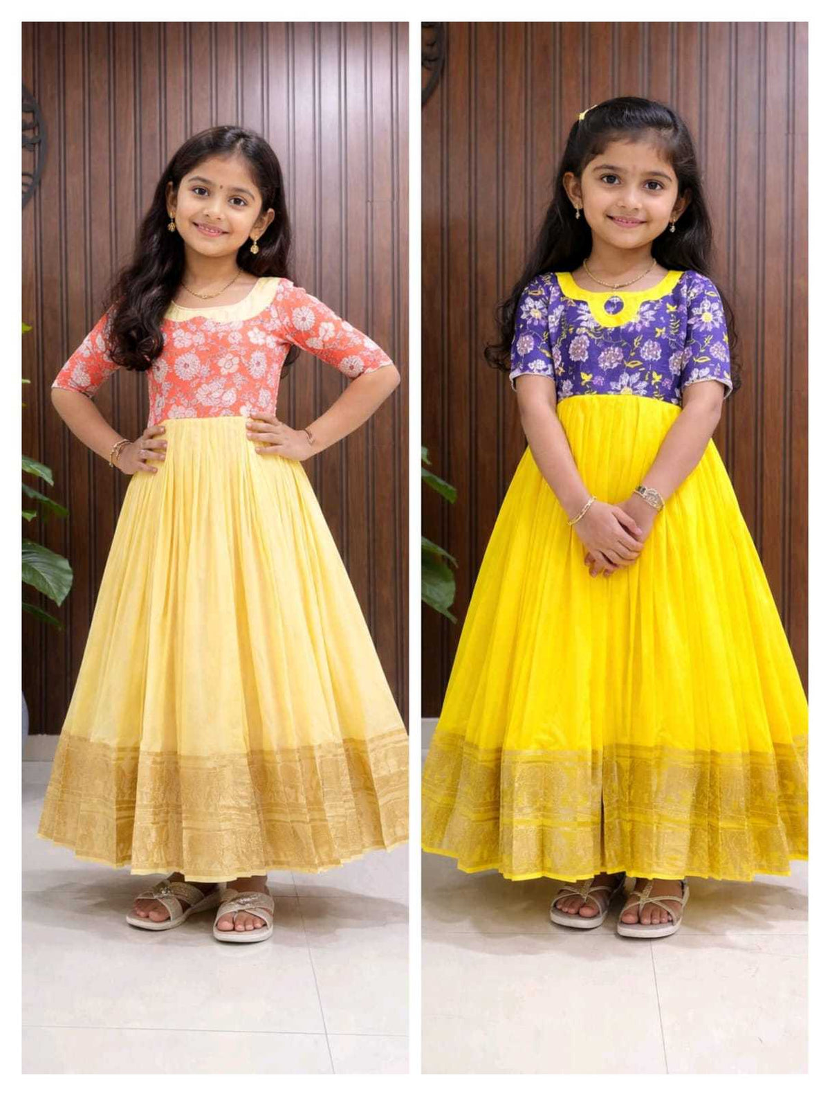 Cool Pure Silk Kids Traditional Outfits