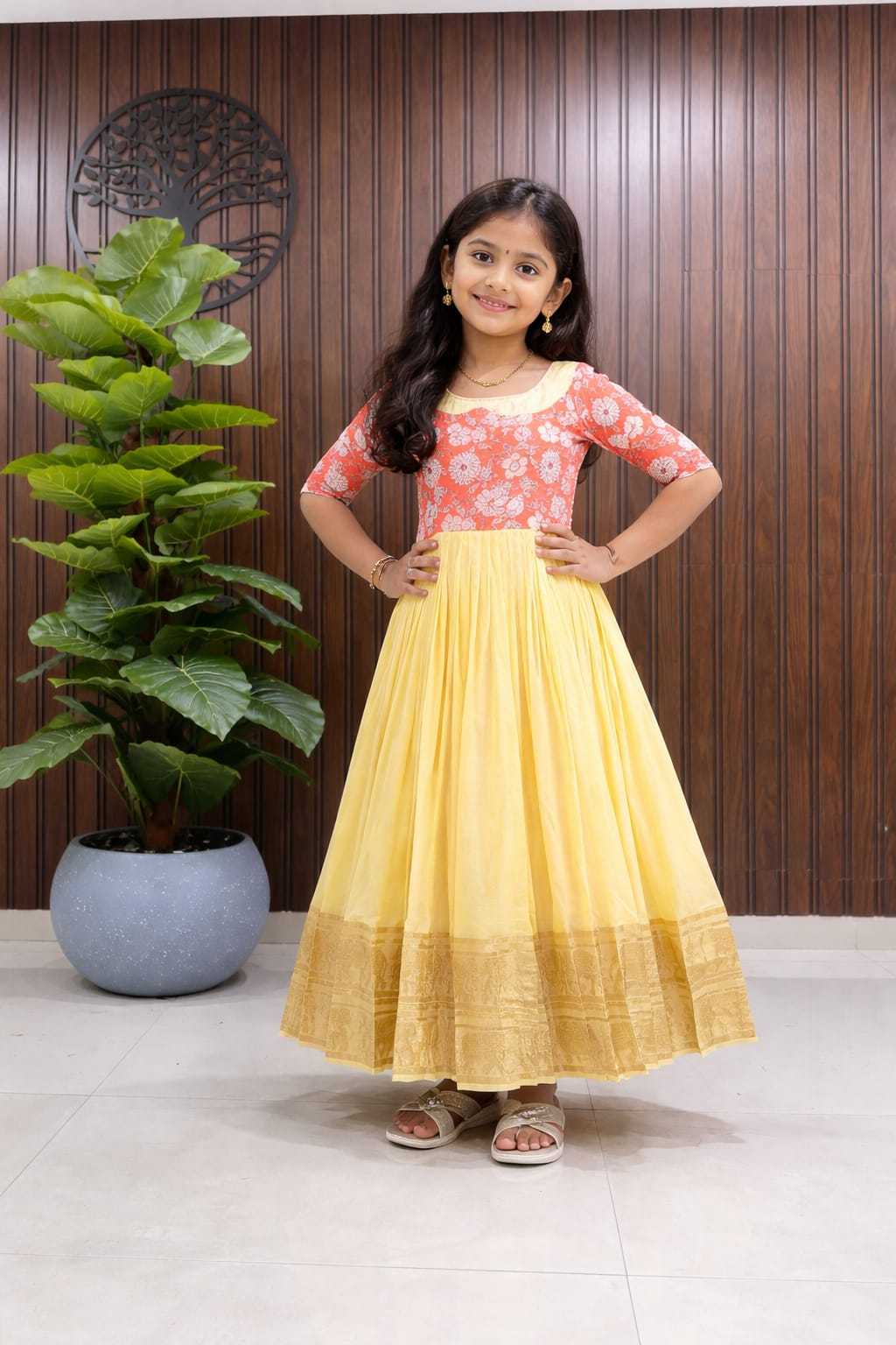 Cool Pure Silk Kids Traditional Outfits