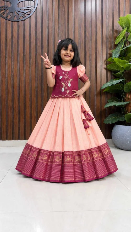 Cotton Kids Lehenga