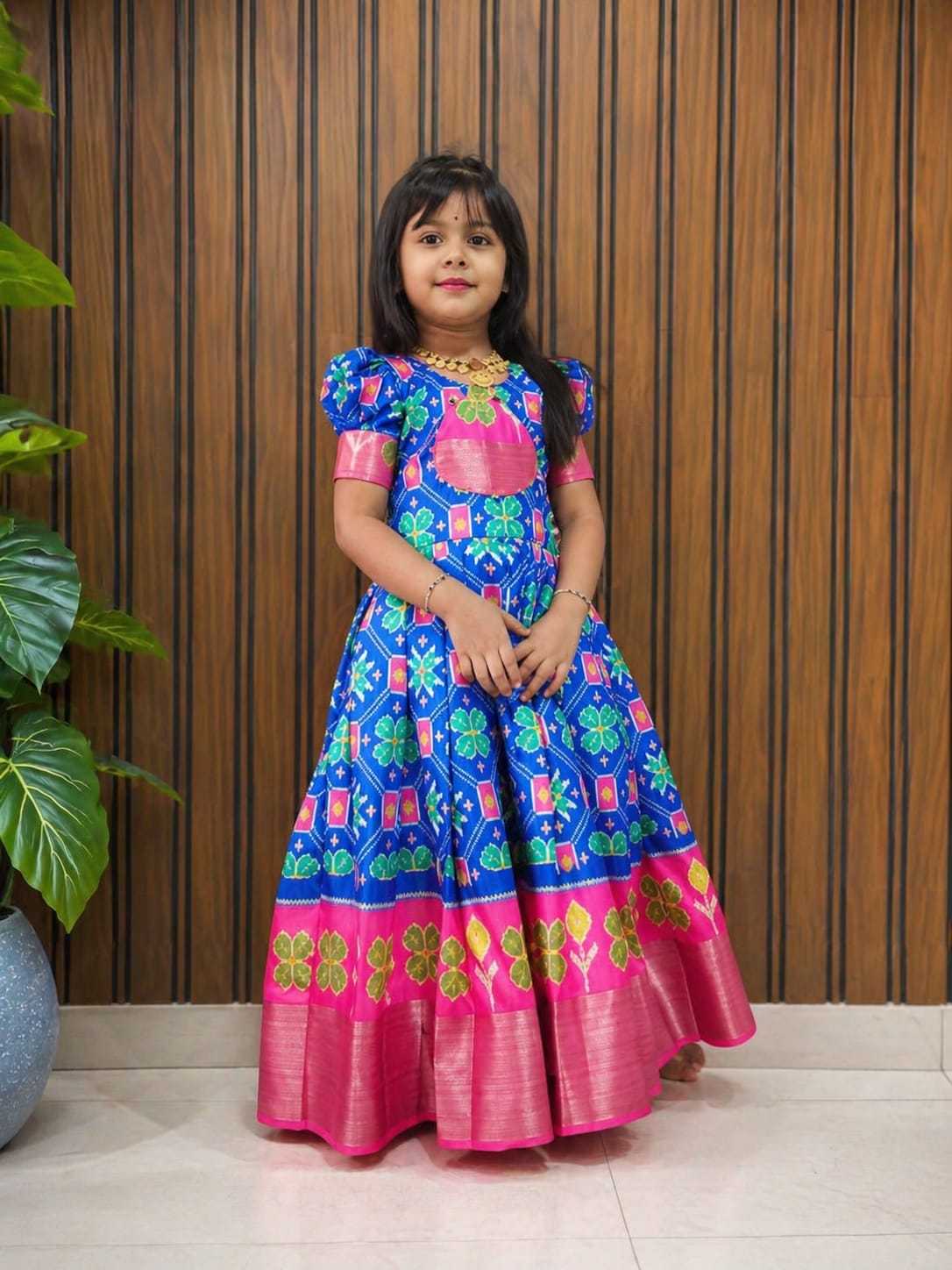Flair Pure Silk Kids Gown