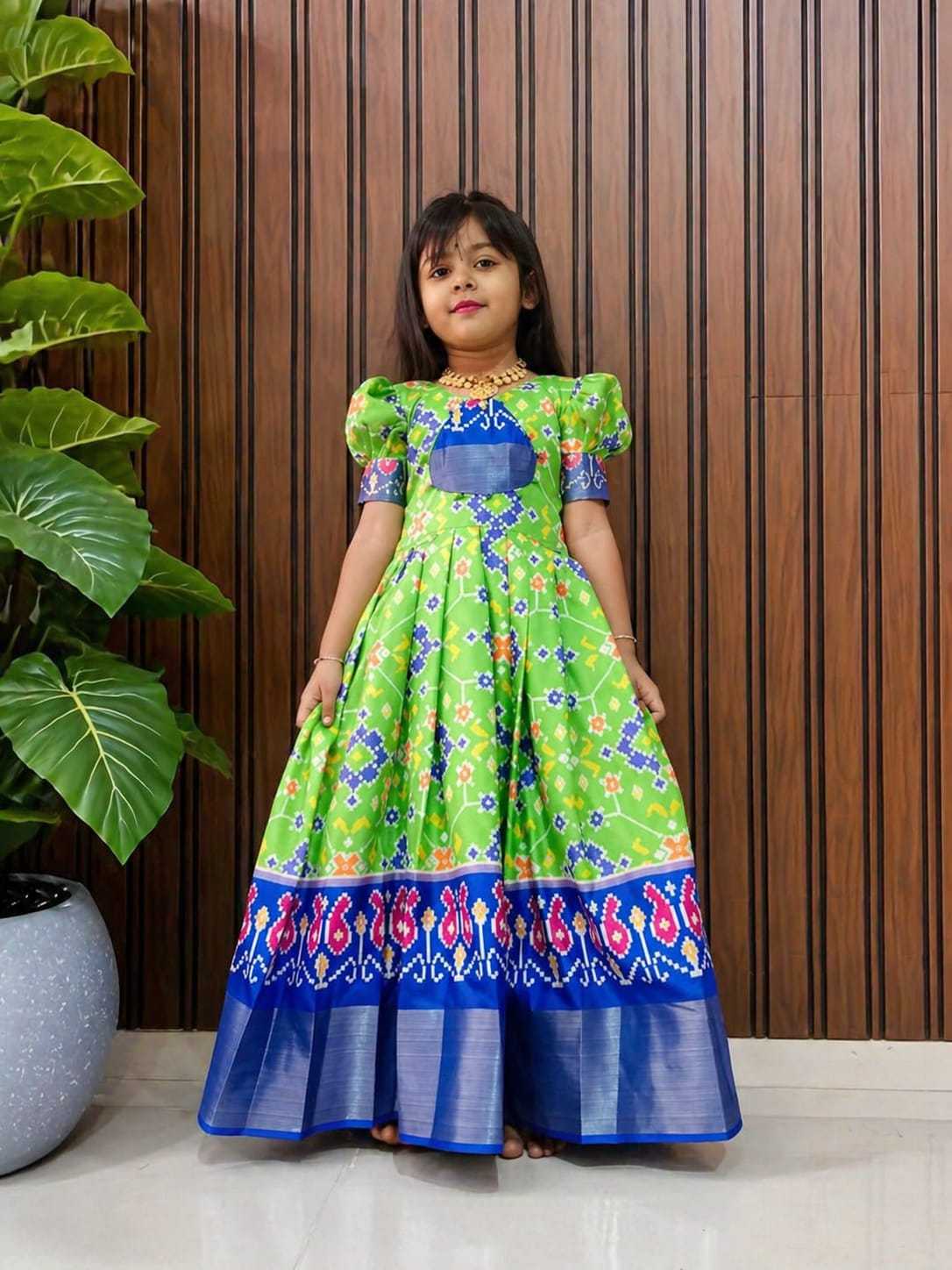 Flair Pure Silk Kids Gown
